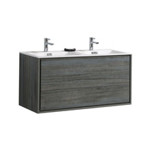 Load image into Gallery viewer, Kubebath DeLusso 48 inch double sink vanity 