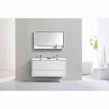 Load image into Gallery viewer, Kubebath DeLusso 48 inch double sink vanity 
