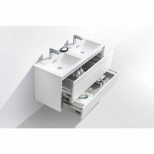 Load image into Gallery viewer, Kubebath DeLusso 48 inch double sink vanity 