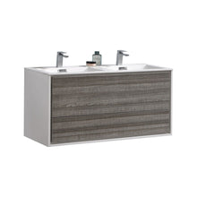 Load image into Gallery viewer, Kubebath DeLusso 48 inch double sink vanity 