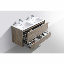 Load image into Gallery viewer, Kubebath DeLusso 48 inch double sink vanity 