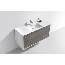 Load image into Gallery viewer, DeLusso 48&quot; Single Sink Wall Mount Modern Bathroom Vanity - Vanity Grace Store