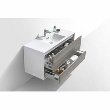 Load image into Gallery viewer, DeLusso 48&quot; Single Sink Wall Mount Modern Bathroom Vanity - Vanity Grace Store