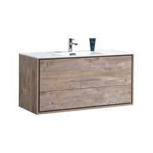 Load image into Gallery viewer, DeLusso 48&quot; Single Sink Wall Mount Modern Bathroom Vanity - Vanity Grace Store