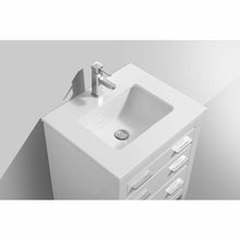 Load image into Gallery viewer, Eiffel High Gloss White Vanity W/ Quartz Counter Top - Vanity Grace Store