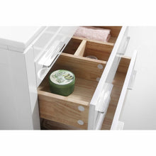 Load image into Gallery viewer, Eiffel High Gloss White Vanity W/ Quartz Counter Top - Vanity Grace Store