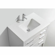 Load image into Gallery viewer, Eiffel High Gloss White Vanity W/ Quartz Counter Top - Vanity Grace Store