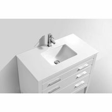 Load image into Gallery viewer, Eiffel High Gloss White Vanity W/ Quartz Counter Top - Vanity Grace Store