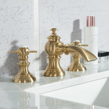 Load image into Gallery viewer, Water Creation Elizabeth 24-Inch Single Sink Carrara White Marble Vanity In Pure White With Matching Mirror(s) and F2-0009-01-BX Lavatory Faucet(s)- Water Creation