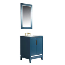 Load image into Gallery viewer, Water Creation Elizabeth 24-Inch Single Sink Carrara White Marble Vanity In Pure White With Matching Mirror(s) and F2-0009-01-BX Lavatory Faucet(s)- Water Creation