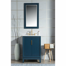 Load image into Gallery viewer, Water Creation Elizabeth 24-Inch Single Sink Carrara White Marble Vanity In Pure White  With F2-0012-01-TL Lavatory Faucet(s)- Water Creation