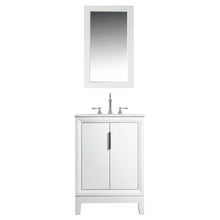 Load image into Gallery viewer, Water Creation Elizabeth 24-Inch Single Sink Carrara White Marble Vanity In Monarch Blue With Matching Mirror(s) and F2-0013-06-FX Lavatory Faucet(s)- Water Creation