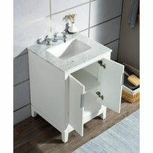 Load image into Gallery viewer, Water Creation Elizabeth 24-Inch Single Sink Carrara White Marble Vanity In Cashmere Grey With Matching Mirror(s) and F2-0012-03-TL Lavatory Faucet(s)- Water Creation