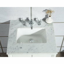 Load image into Gallery viewer, Water Creation Elizabeth 24-Inch Single Sink Carrara White Marble Vanity In Cashmere Grey With Matching Mirror(s) and F2-0012-03-TL Lavatory Faucet(s)- Water Creation