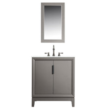 Load image into Gallery viewer, Water Creation Elizabeth 30-Inch Single Sink Carrara White Marble Vanity In Cashmere Grey With Matching Mirror(s) and F2-0012-03-TL Lavatory Faucet(s)- Water Creation