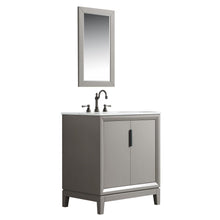 Load image into Gallery viewer, Water Creation Elizabeth 30-Inch Single Sink Carrara White Marble Vanity In Cashmere Grey With Matching Mirror(s) and F2-0012-03-TL Lavatory Faucet(s)- Water Creation