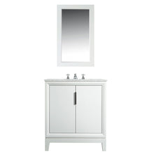 Load image into Gallery viewer, Water Creation Elizabeth 30-Inch Single Sink Carrara White Marble Vanity In Pure White- Water Creation