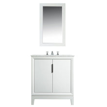 Load image into Gallery viewer, Water Creation Elizabeth 30-Inch Single Sink Carrara White Marble Vanity In Pure White With Matching Mirror(s) and F2-0009-01-BX Lavatory Faucet(s)- Water Creation