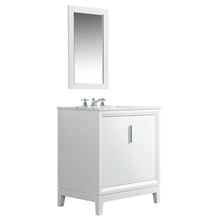 Load image into Gallery viewer, Water Creation Elizabeth 30-Inch Single Sink Carrara White Marble Vanity In Pure White With Matching Mirror(s)- Water Creation