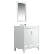 Load image into Gallery viewer, Water Creation Elizabeth 30-Inch Single Sink Carrara White Marble Vanity In Pure White With Matching Mirror(s) and F2-0009-01-BX Lavatory Faucet(s)- Water Creation