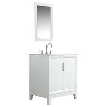 Load image into Gallery viewer, Water Creation Elizabeth 30-Inch Single Sink Carrara White Marble Vanity In Pure White With Matching Mirror(s) and F2-0012-01-TL Lavatory Faucet(s)- Water Creation