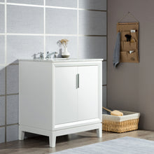 Load image into Gallery viewer, Water Creation Elizabeth 30-Inch Single Sink Carrara White Marble Vanity In Pure White With Matching Mirror(s)- Water Creation