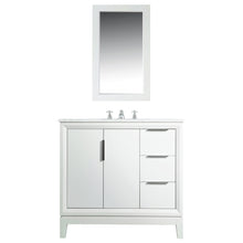 Load image into Gallery viewer, Water Creation Elizabeth 36-Inch Single Sink Carrara White Marble Vanity In Pure White- Water Creation
