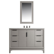 Load image into Gallery viewer, Water Creation Elizabeth 48-Inch Single Sink Carrara White Marble Vanity In Cashmere Grey With Matching Mirror(s) and F2-0009-03-BX Lavatory Faucet(s)- Water Creation