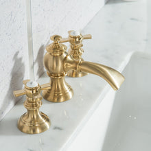 Load image into Gallery viewer, Water Creation Elizabeth 60-Inch Double Sink Carrara White Marble Vanity In Monarch Blue With Matching Mirror(s) and F2-0013-06-FX Lavatory Faucet(s)- Water Creation