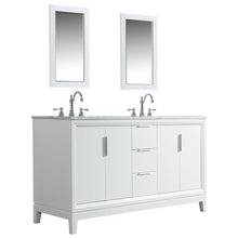 Load image into Gallery viewer, Water Creation Elizabeth 60-Inch Double Sink Carrara White Marble Vanity In Pure White  With F2-0012-01-TL Lavatory Faucet(s)- Water Creation