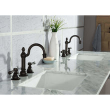 Load image into Gallery viewer, Water Creation Elizabeth 72-Inch Double Sink Carrara White Marble Vanity In Cashmere Grey  With F2-0012-03-TL Lavatory Faucet(s)- Water Creation