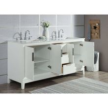 Load image into Gallery viewer, Water Creation Elizabeth 72-Inch Double Sink Carrara White Marble Vanity In Pure White  With F2-0012-01-TL Lavatory Faucet(s)- Water Creation