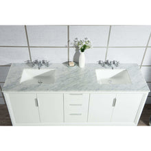 Load image into Gallery viewer, Water Creation Elizabeth 72-Inch Double Sink Carrara White Marble Vanity In Pure White With Matching Mirror(s) and F2-0009-01-BX Lavatory Faucet(s)- Water Creation