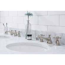 Load image into Gallery viewer, Water Creation Embassy 60 Inch Wide Double Wash Stand and P-Trap included in Polished Nickel (PVD) Finish- Water Creation