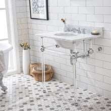 Load image into Gallery viewer, Water Creation Empire 30 Inch Wide Single Wash Stand and P-Trap included in Chrome Finish- Water Creation