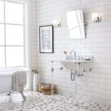 Load image into Gallery viewer, Water Creation Empire 30 Inch Wide Single Wash Stand, P-Trap, Counter Top with Basin, F2-0012 Faucet and Mirror included in Chrome Finish- Water Creation