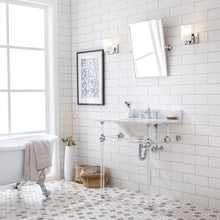 Load image into Gallery viewer, Water Creation Empire 30 Inch Wide Single Wash Stand, P-Trap, Counter Top with Basin, and F2-0013 Faucet included in Chrome Finish- Water Creation