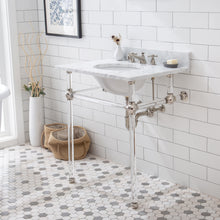 Load image into Gallery viewer, Water Creation Empire 30 Inch Wide Single Wash Stand and P-Trap included in Polished Nickel (PVD) Finish- Water Creation