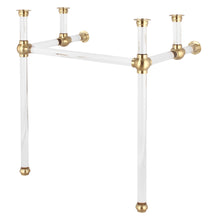 Load image into Gallery viewer, Water Creation Empire 30 Inch Wide Single Wash Stand and P-Trap included in Satin Gold Finish- Water Creation