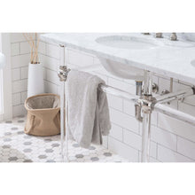 Load image into Gallery viewer, Water Creation Empire 60 Inch Wide Double Wash Stand, P-Trap, and Counter Top with Basin included in Polished Nickel (PVD) Finish- Water Creation