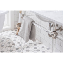 Load image into Gallery viewer, Water Creation Empire 72 Inch Wide Double Wash Stand, P-Trap, and Counter Top with Basin included in Polished Nickel (PVD) Finish- Water Creation