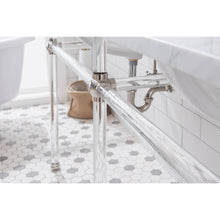 Load image into Gallery viewer, Water Creation Empire 72 Inch Wide Double Wash Stand, P-Trap, Counter Top with Basin, and F2-0012 Faucet included in Polished Nickel (PVD) Finish- Water Creation