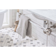 Load image into Gallery viewer, Water Creation Empire 72 Inch Wide Double Wash Stand, P-Trap, Counter Top with Basin, and F2-0013 Faucet included in Polished Nickel (PVD) Finish- Water Creation