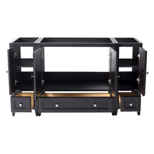 Load image into Gallery viewer, Fresca Oxford 60&quot; Espresso Traditional Double Sink Bathroom Cabinets- Fresca