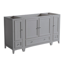 Load image into Gallery viewer, Fresca Oxford 60&quot; Gray Traditional Bathroom Cabinets- Fresca