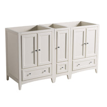 Load image into Gallery viewer, Fresca Oxford 60&quot; Antique White Traditional Double Sink Bathroom Cabinets- Fresca