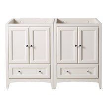 Load image into Gallery viewer, Fresca Oxford 48&quot; Antique White Traditional Double Sink Bathroom Cabinets- Fresca