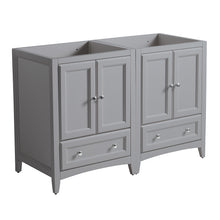 Load image into Gallery viewer, Fresca Oxford 48&quot; Gray Traditional Double Sink Bathroom Cabinets- Fresca