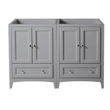 Load image into Gallery viewer, Fresca Oxford 48&quot; Gray Traditional Double Sink Bathroom Cabinets- Fresca