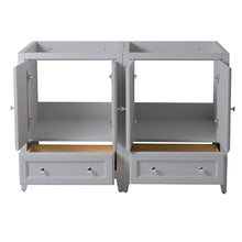 Load image into Gallery viewer, Fresca Oxford 48&quot; Gray Traditional Double Sink Bathroom Cabinets- Fresca